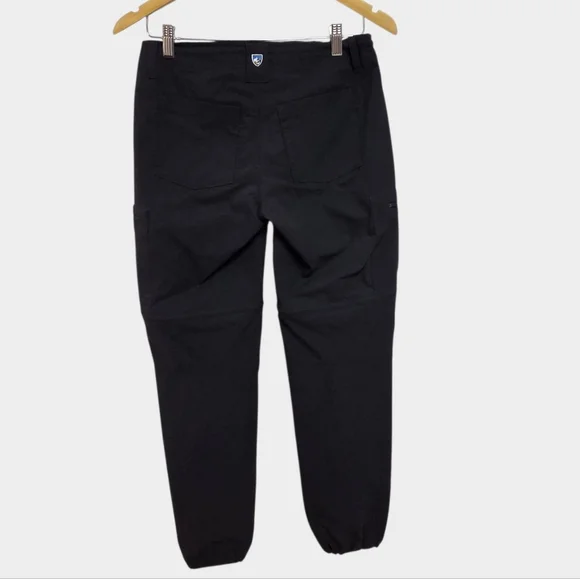 KUHL Horizon Convertible Pants 6297 Black Regular Size 2 - Picture 2 of 9